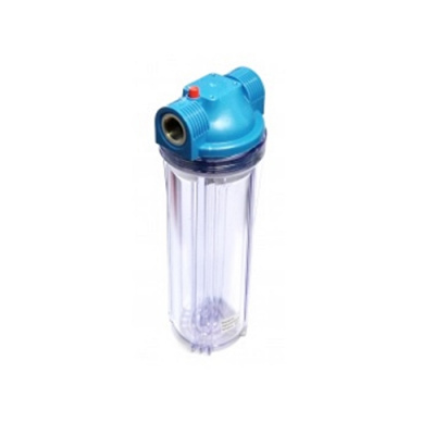Корпус Slim Line прозрачный 1 для холодной воды Aquatech